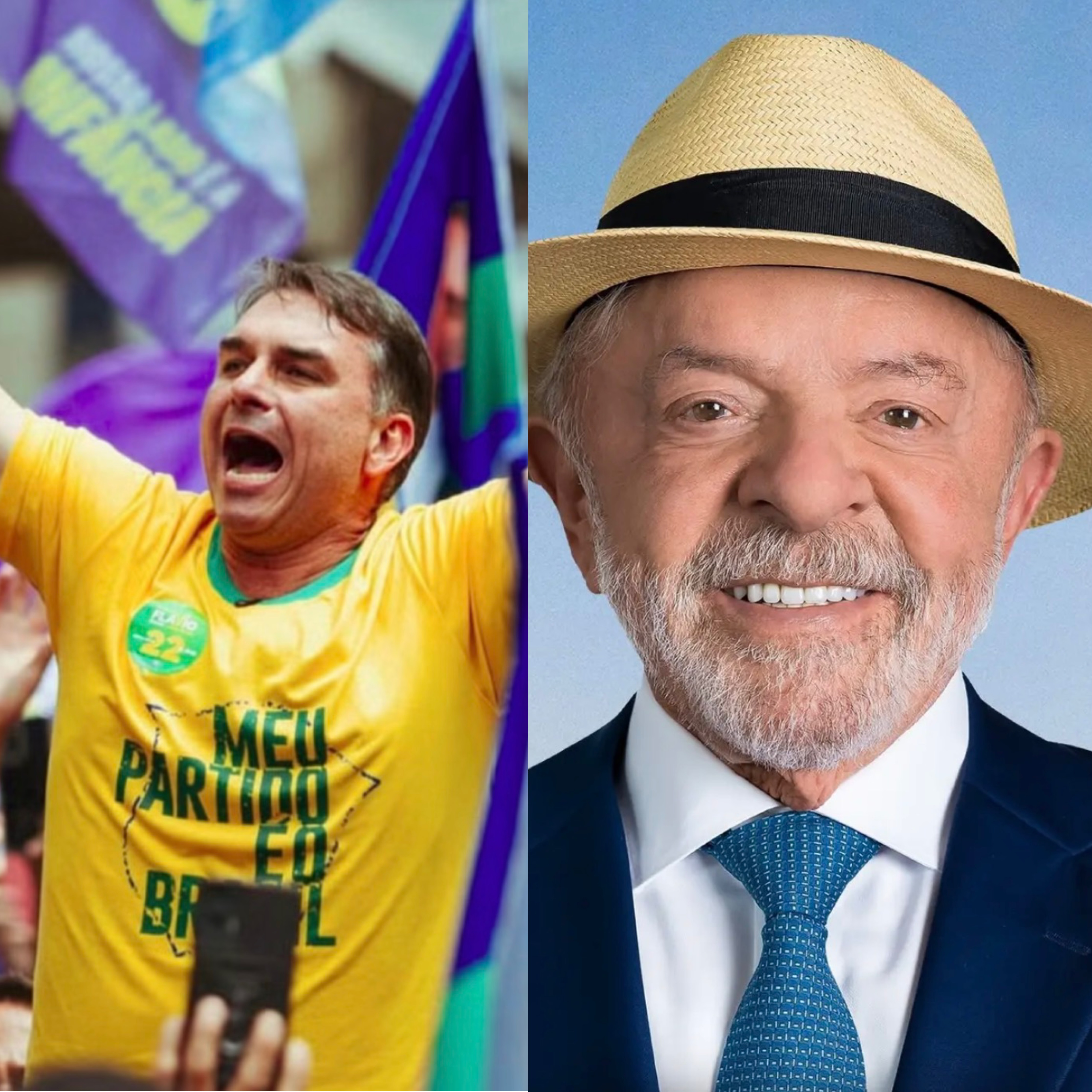Nova Pesquisa aponta Flávio Bolsonaro com 52% e Lula com 48% dos votos válidos